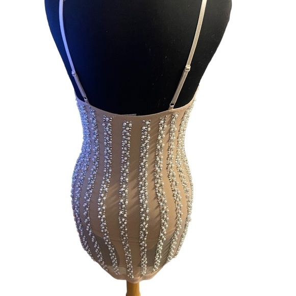 Banjul Sexy Spaghetti Straps Rhinestone, Size M - Picture 4 of 6